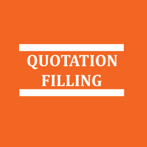 Quotation Filling