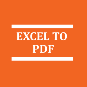 EXCEL TO PDF