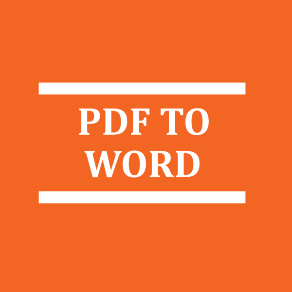 PDF TO WORD